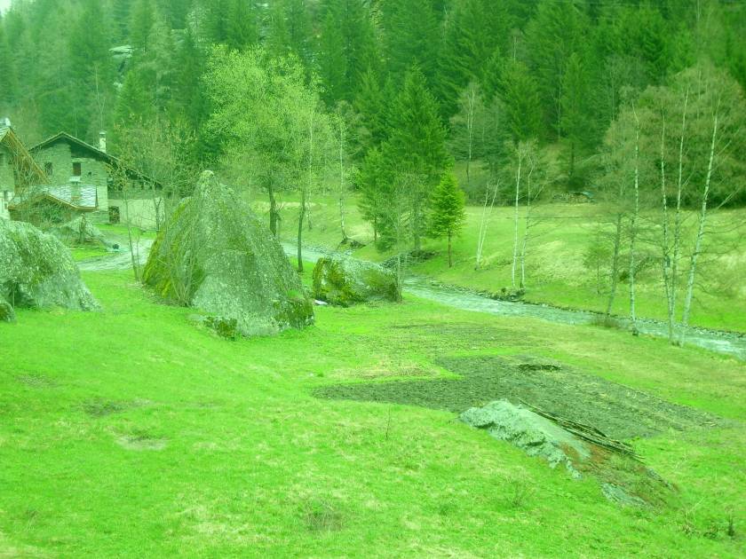 Village in Valgrisenche Valley