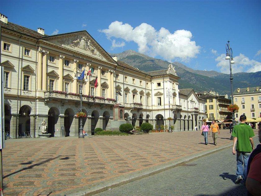 Chanoux Piazza Aosta city